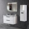 BELEN 105 V21 Wit Complete Badkamermeubelset met LED Spiegel