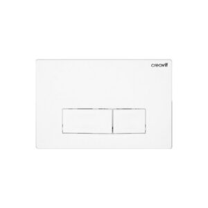 Creavit ORE Wit Bedieningspaneel voor Inbouwreservoir Dual Flush Toilet Drukplaat Wandcloset Bedieningsplaat