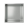 Inbouwnis 30x30x10 cm Geborsteld RVS