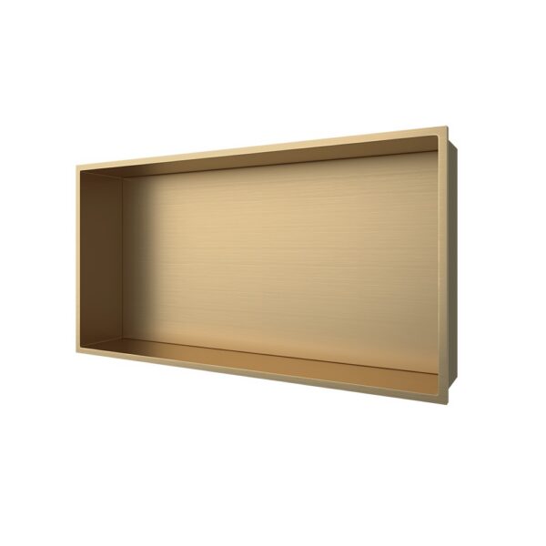 Inbouwnis voor Badkamer 30x60x10 cm Geborsteld Goud