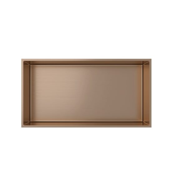 Inbouwnis voor Badkamer 30x60x10 cm Geborsteld Koper
