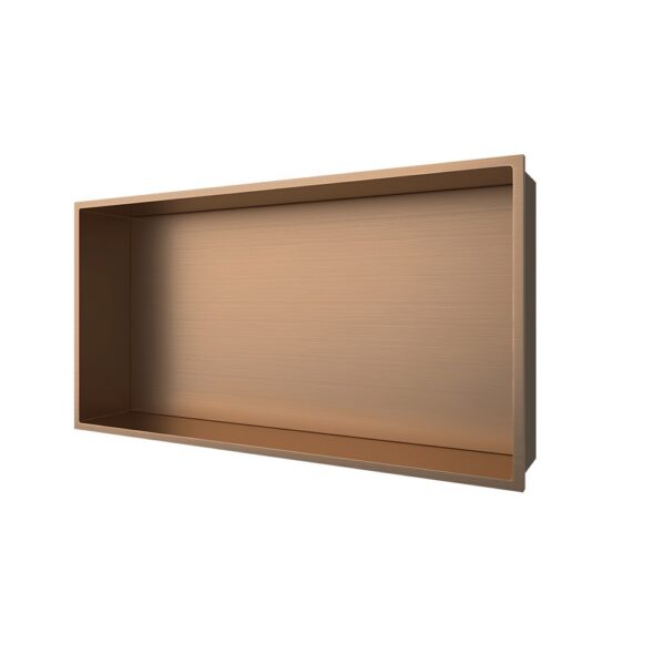 Inbouwnis voor Badkamer 30x60x10 cm Geborsteld Koper