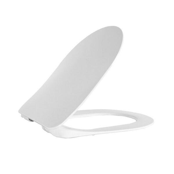 Creavit Duck D-Model WC-Zitting | Soft Close, Quick Release, Duroplast, RVS Scharnieren - Mat Wit
