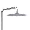 Optima Quadro Vierkante Opbouw Regendoucheset Chroom