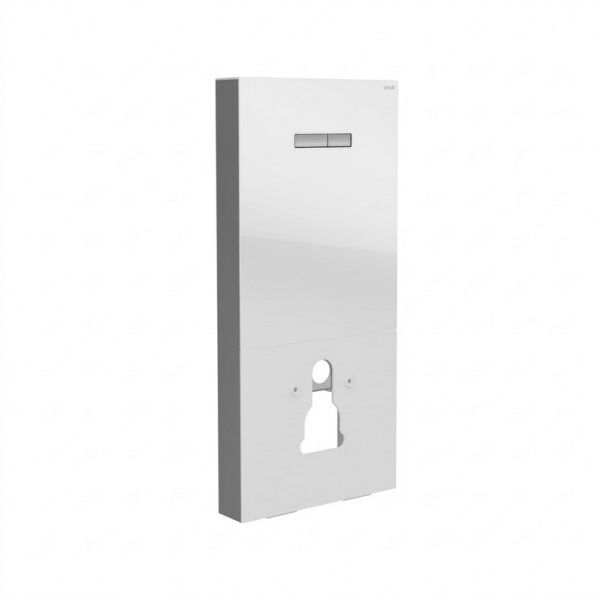 VitrA Vitrus Monolith Glas Sanitairmodule voor Wandcloset Wit