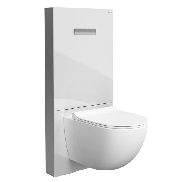 Vitra vitrus wandvoorzetreservoir glazen front