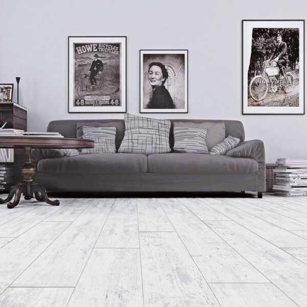Antique White Laminaat 10mm Floorpan Natural