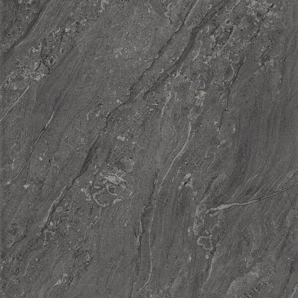 Arma Anthracite - 60x120 cm - Hoogglans Antraciet Marmerlook - Vloer en Wandtegel