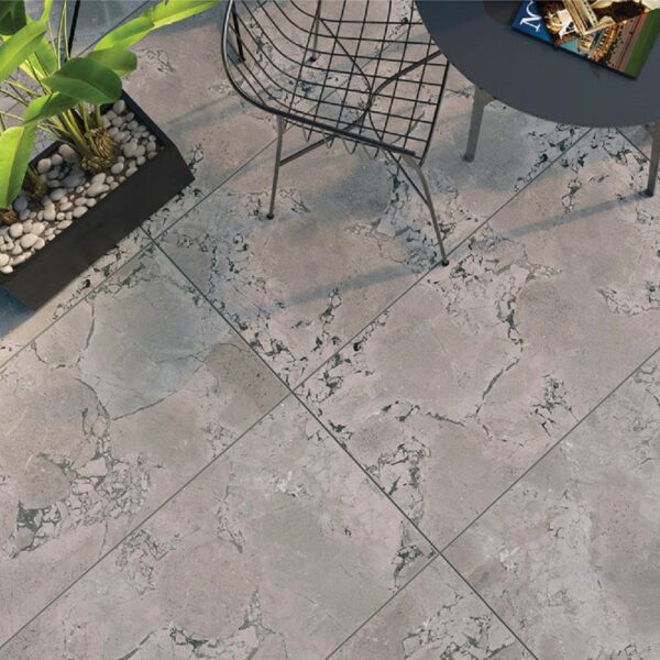 Pompei grey, 60x120cm, mat stonelook,porseleinen vloer & wandtegel 2