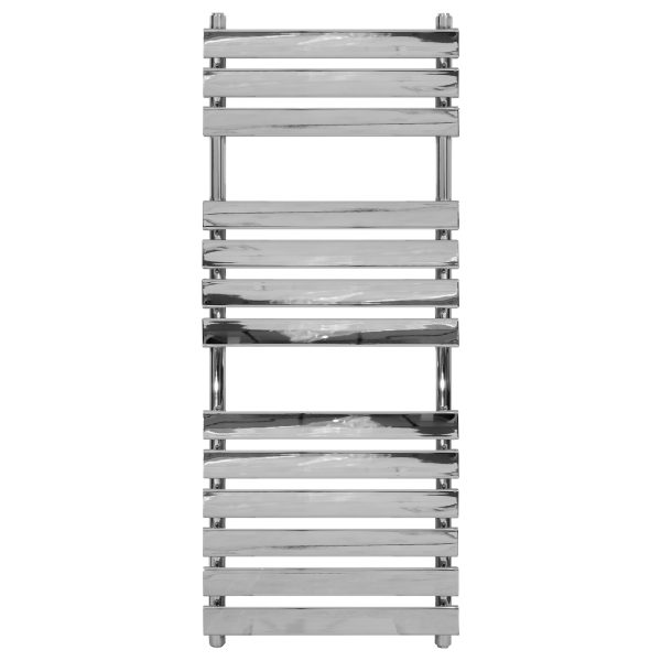HANDDOEKRADIATOR FLORA, LINKS-RECHTS AANSLUITING, 1300X500, 430 WATT, CHROOM