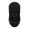 Creavit Free Hangtoilet met Bidet Randloos Wandcloset Mat Houtskoolzwart