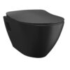 Design ophang wc, mat zwart