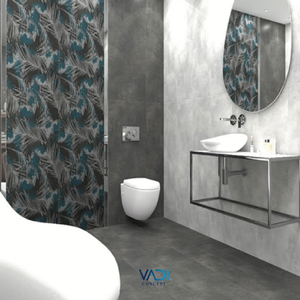 Vista anthracite, 60x60cm, mat betonlook, keramische vloer & wandtegel 1