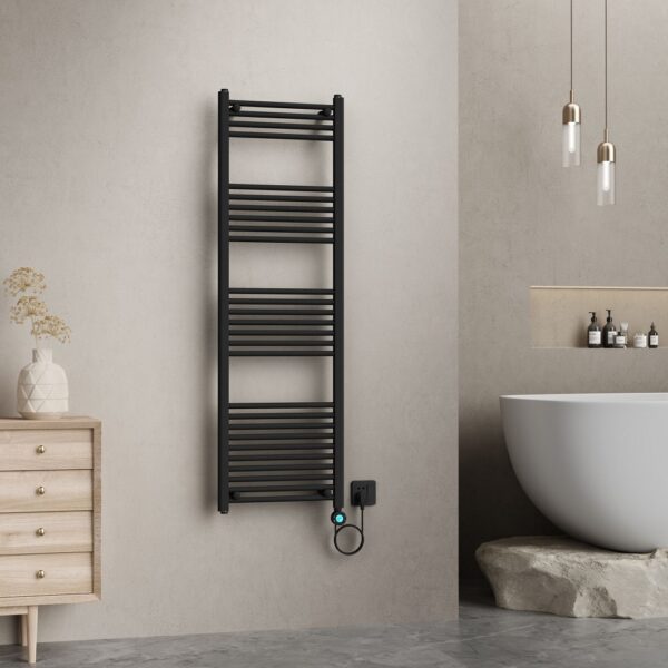Elektrische Handdoekdroger Smart WiFi Mat Zwart 160x50 cm