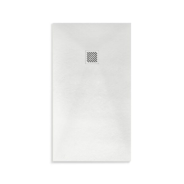 Madison Luxe Composiet Douchebak 100x100x3 cm Mat Wit Antislip