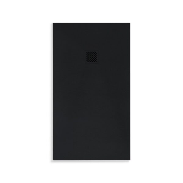 Madison Luxe Composiet Douchebak 140x90x3 cm Mat Zwart Antislip