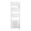 Elektrische Handdoekradiator met Ventilator 2000W 183,7 x 55 cm Digitale Programmeerbare Thermostaat