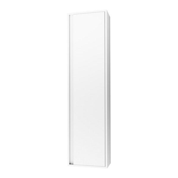 SALLY Badkamerkolomkast Glanzend Wit 160 cm MDF Badkamerkast met Softclose Deur