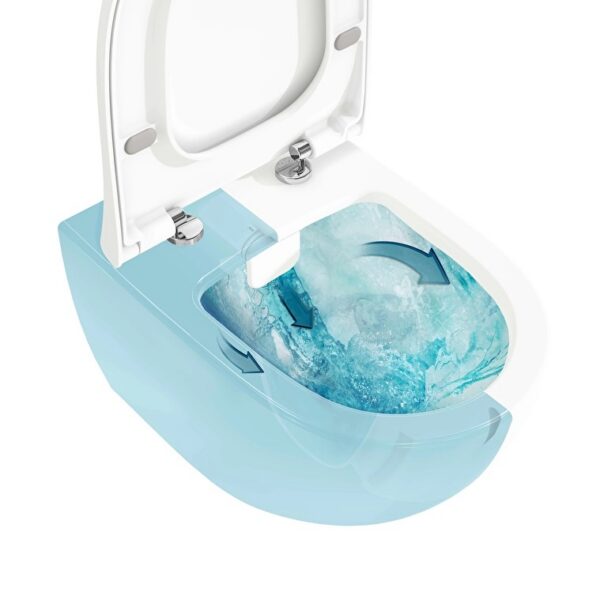 Vitra Sento Rim-Ex Wandcloset - Wandtoilet zonder Spoelrand