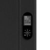 Elektrische Radiator 2000W Smart WiFi Digitale Programmeerbare Thermostaat 160 x 60,8 cm Mat Zwart