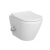 VitrA Integra Round Rim Ex Wandcloset met Thermostatische Geïntegreerde Bidetkraan Wandtoilet Zonder Spoelrand