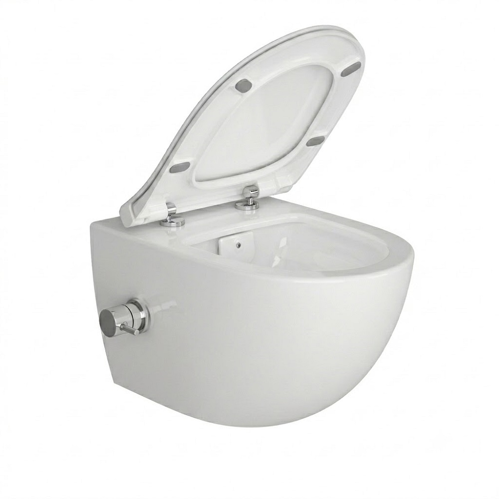 VitrA Sento Rim Ex Wandcloset met Geïntegreerde Warm en Koud Bidetkraan
