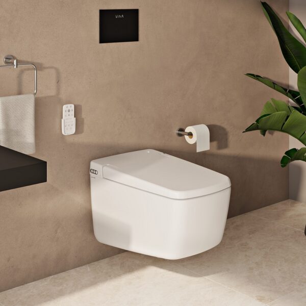 VitrA V Care Prime Luxe Slimme Hangtoilet met Bidetfunctie