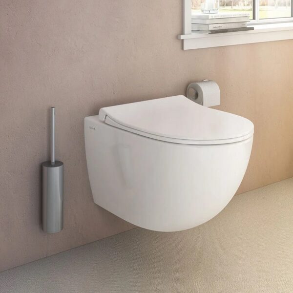 VitrA Sento Rim‑ex Wandcloset - Randloos Hangend Toilet - Wit -1