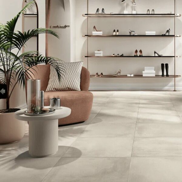 Pronto beige, 60x60cm, mat beige betonlook r10 keramische vloer & wandtegel 2