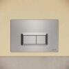 VitrA Loop R Bedieningspaneel Mat Chroom Dual Flush Bedieningsplaat voor V Fix Inbouwreservoir