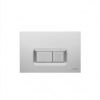 VitrA Loop R Bedieningspaneel Mat Chroom - Dual Flush Bedieningsplaat voor V-Fix Inbouwreservoir