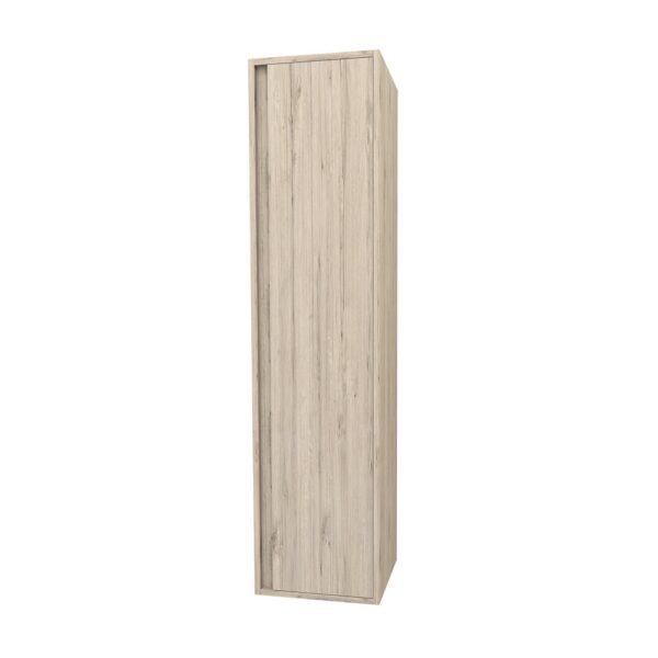 SALLY Badkamerkolomkast Licht Hout 160 cm - MDF Badkamerkast met Softclose Deur