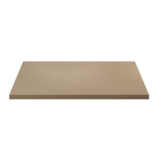 Sally XL Wastafelblad 76,4x45,5 cm - MDF Mat Zand - Wastafeltablet voor Badkamermeubel