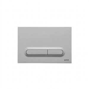 VitrA Loop T Bedieningspaneel Mat Chroom - Dual Flush Bedieningsplaat voor V-Fix Inbouwreservoir