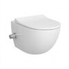 Vitra Sento Rim-Ex Wandcloset met Geïntegreerde Thermostatische Bidetkraan - Wandtoilet zonder Spoelrand