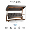 Vadi Concept VIVA 2400 Houten Schommelbank Antraciet