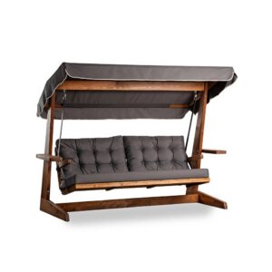 Vadi Concept VIVA 2400 Houten Schommelbank Antraciet