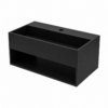 Solid Surface Wastafel 50 x 32,4 cm - Mat Zwart - Onzichtbare Afvoer - Rechthoekige Design Wastafel-1