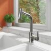 VitrA Masterline Uittrekbare Keukenkraan Chroom met Pull Out Handdouche