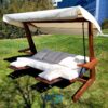 Vadi Concept Luna 2600 Premium Houten Schommelbank Beige Crème