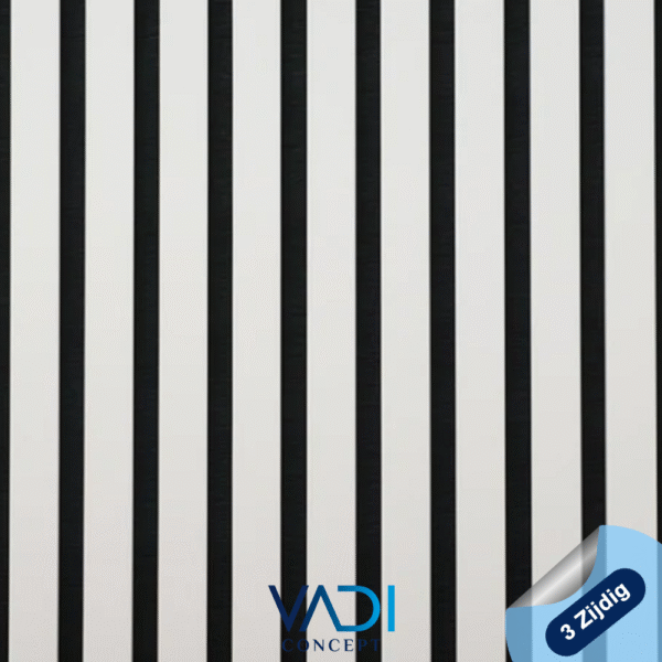Akoestisch Wandpaneel - 60x280 cm - 3 Zijdig - 20 mm, PREMIUM - Y23 - ZACHT WIT