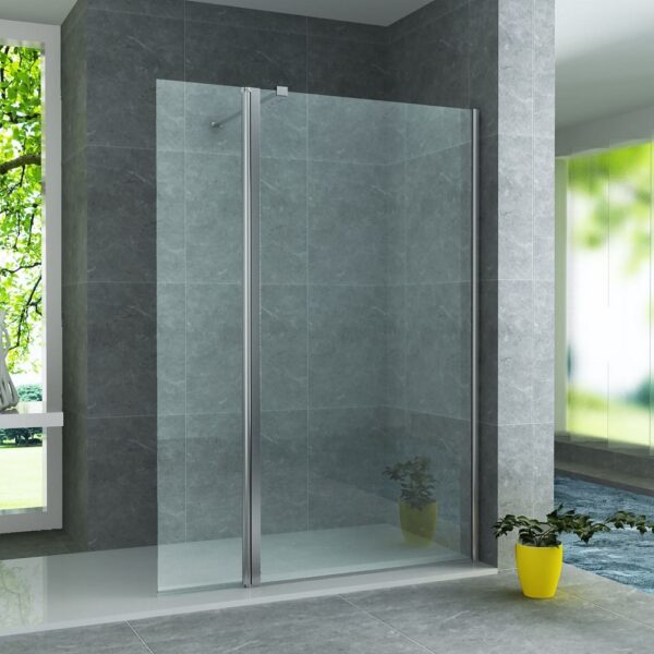 Draaibare Zijwand 50x200 cm 8mm Veiligheidsglas