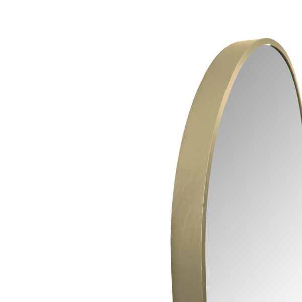 Ovale Led Spiegel Met Verwarming (100x50cm) Geborsteld Goud 2