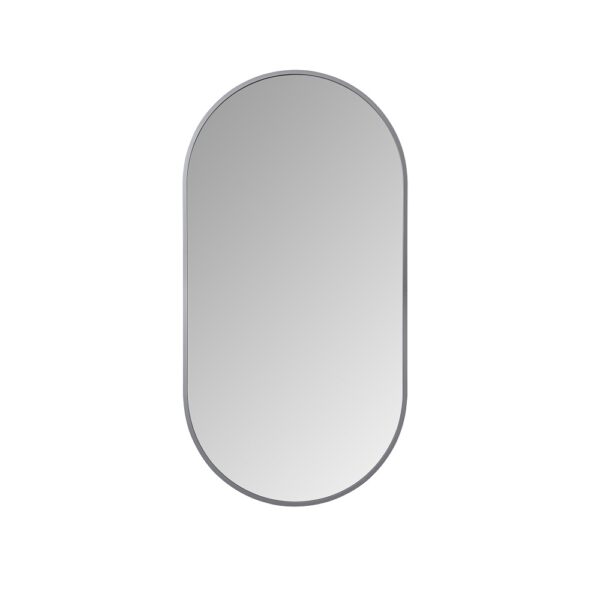 Ovale Led Spiegel Met Verwarming (100x50cm) Gunmetal Grijs 1