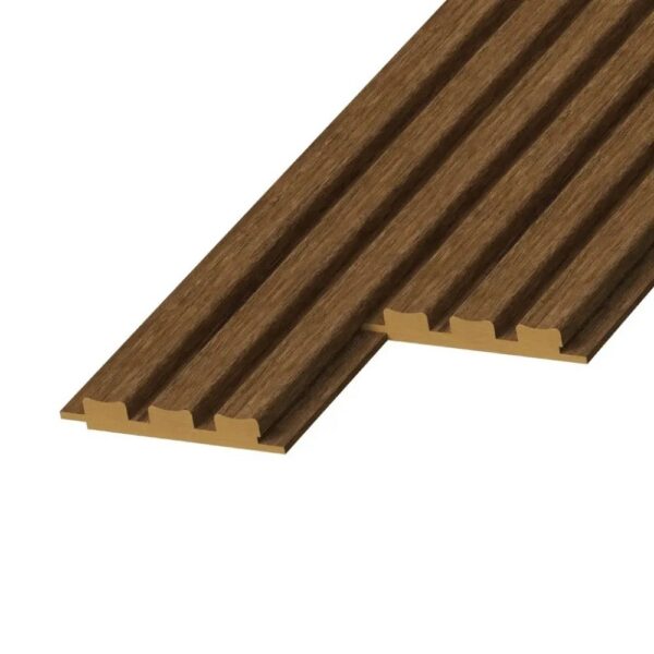 3D Decoratieve Wandpaneel MDF - WP04 - 202 ANTIEK WALNOOT ( 12.6 x 280 cm )
