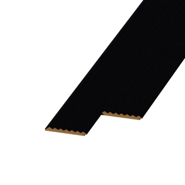 3D Decoratieve Wandpaneel MDF - WP10 - Y76 MAT ZWART ( 12,6 x 280 cm )