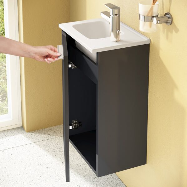 Vitra Mia Badkamermeubelset Antraciet 40cm 1