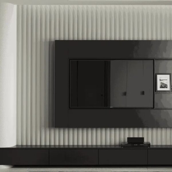 Wandpaneel Mdf, Wp06 Y26 Soft Grijs ( 14,8 X 280)