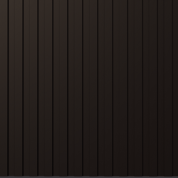 3D Decoratieve Wandpaneel MDF - WP12 - Y76 MAT ZWART ( 15,7 x 280 cm )