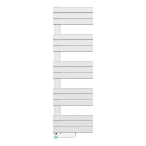 HANDDOEKRADIATOR ELECTRISCH OP 220V, LINKS AANSLUITING, 1600X500, 755W, WIT